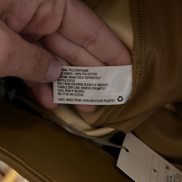 NWT WOMENS A NEW DAY LEATHER LIKE PANTS SIZE 4 - Picture 5 of 6